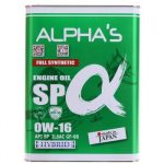 Масло моторное ALPHA'S 0W16 SP/GF-6B бензин, синтетика
