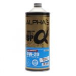 Масло моторное ALPHA'S 0W20 SP/GF-6 бензин, синтетика