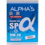 Масло моторное ALPHA'S 0W20 SP/GF-6 бензин, синтетика