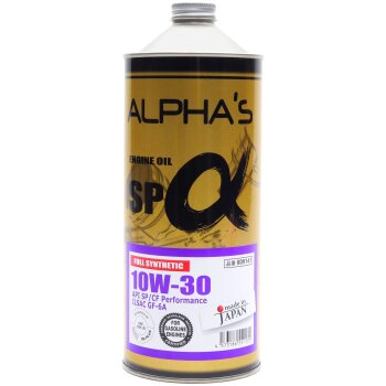 Масло моторное ALPHA’S 10W30 SP/GF-6 синтетика