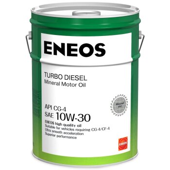 Масло моторное ENEOS Diesel TURBO 10W30 CG-4 минеральное 20л