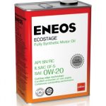 Масло моторное ENEOS Gasoline Ecostage 0W20 SN бензин, синтетика