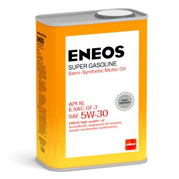 Масло моторное ENEOS Gasoline SUPER 5W30 SL бензин, полусинтетика