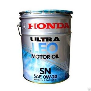 Масло моторное HONDA ULTRA LEO 0W20 SP/GF-6A 20л