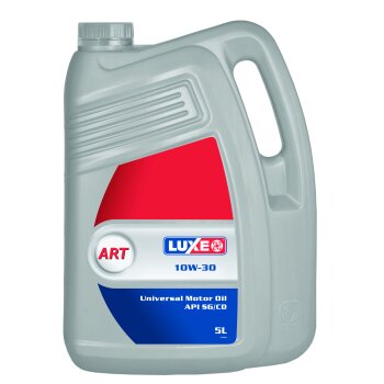 Масло моторное LUXE ART 10W30 SG/CD минеральное 5л «Стандарт» (1/4)