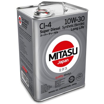 Масло моторное MITASU 10W30 CI-4 дизель, полусинтетика