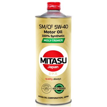 Масло моторное MITASU MOLY-TRIMER 5W40 SM синтетика
