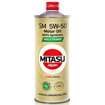 Масло моторное MITASU MOLY-TRIMER 5W50 SM синтетика