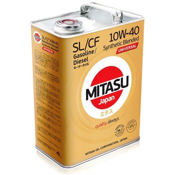 Масло моторное MITASU UNIVERSAL 10W40 SL/CF полусинтетика