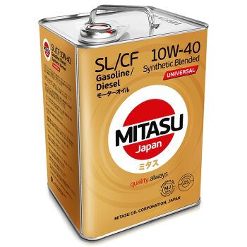 Масло моторное MITASU UNIVERSAL 10W40 SL/CF полусинтетика
