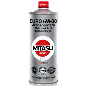 Масло моторное MITASU кр-д EURO DIESEL LL 5W30 С3 дизель, синтетика