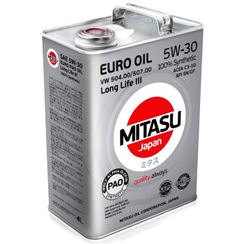 Масло моторное MITASU кр-д EURO DIESEL LL 5W30 С3 дизель, синтетика
