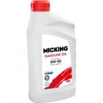 Масло моторное MIСKING Gasoline MG1 0W20 SP/GF-6 синтетика