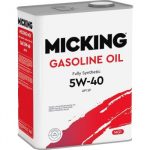 Масло моторное MIСKING Gasoline MG1 5W40 SP синтетика