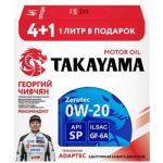 Масло моторное TAKAYAMA PAOtec 0W20 GF-6A SP синтетика