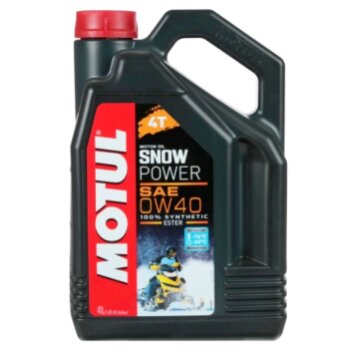 Масло четырехтактное MOTUL Snowpower 4T 0W40 для снегоходов, синтетика