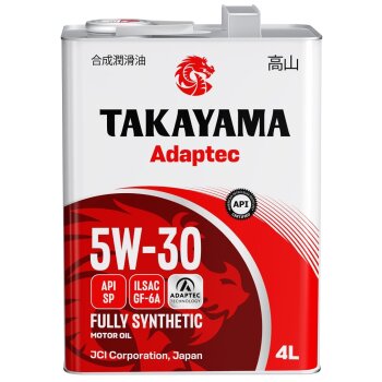 Моторное масло TAKAYAMA Adaptec 5W30 GF-6A SP синтетика