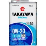 Моторное масло TAKAYAMA PAOtec 0W20 GF-6A SP синтетика*