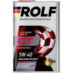 ROLF GT 5W40 SN/CF синтетика***