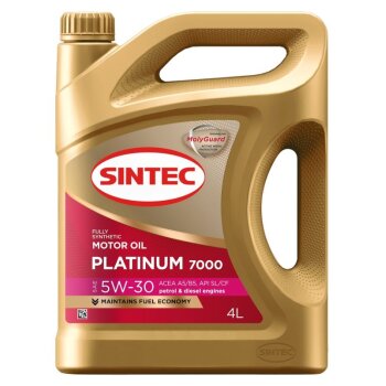 Масло моторное SINTEC PLATINUM 7000 5W30 A5/B5 SL/CF *