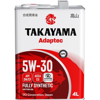 Масло моторное TAKAYAMA Adaptec 5W30 C3 SN/CF 4л синтетика (металл) (1/4) *