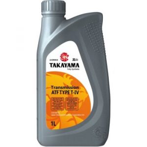 Жидкость для АКПП TAKAYAMA ATF TYPE T-IV синтетика