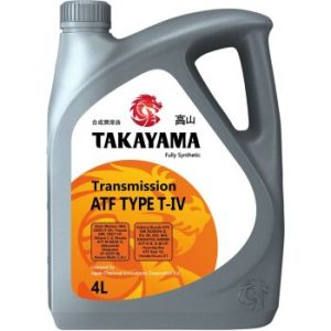 Жидкость для АКПП TAKAYAMA ATF TYPE T-IV синтетика