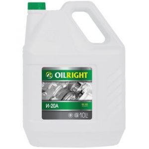 Масло OILRIGHT И-20А индустриальное