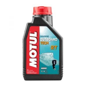 Масло двухтактное MOTUL OUTBOARD TECH 2T для подвесных моторов, полусинтетика