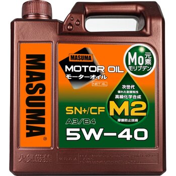 Масло моторное MASUMA 5W40 M2 SN+/CF/A3B4 (универсальное, синтетика)