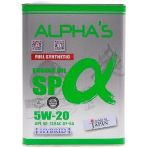 Масло моторное ALPHA'S 5W20 SP/GF-6 бензин, синтетика