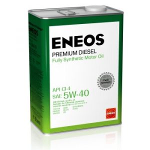 Масло моторное ENEOS Diesel Premium 5W40 CI-4 синтетика