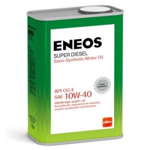 Масло моторное ENEOS Diesel SUPER 10W40 CG-4 полусинтетика