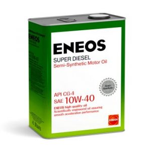 Масло моторное ENEOS Diesel SUPER 10W40 CG-4 полусинтетика