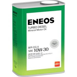 Масло моторное ENEOS Diesel TURBO 10W30 CG-4 минеральное