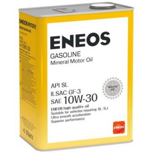 Масло моторное ENEOS Gasoline 10W30 SL бензин, минеральное
