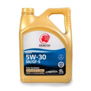 Масло моторное IDEMITSU FULLY-SYNTHETIC 5W30 SN/GF-5 бензин, синтетика