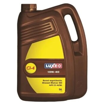 Масло моторное LUXE DIESEL 10W40 CI-4/SL полусинтетика