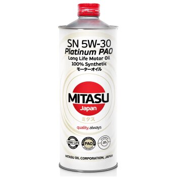 Масло моторное MITASU PLATINUM 5W30 С3 PAO синтетика