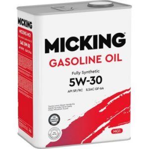 Масло моторное MIСKING Gasoline MG1 5W30 SP/GF-6 синтетика