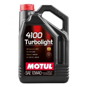 Масло моторное MOTUL 4100 Turbolight 10W40 SN/CF полусинтетика