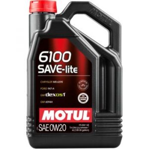 Масло моторное MOTUL 6100 Save-lite 0W20 SN/GF-5 синтетика