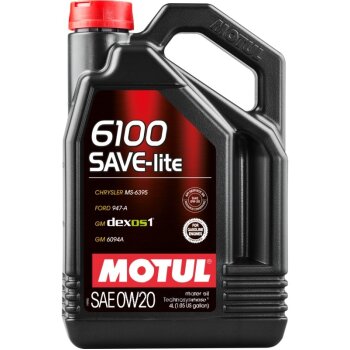 Масло моторное MOTUL 6100 Save-lite 0W20 SN/GF-5 синтетика