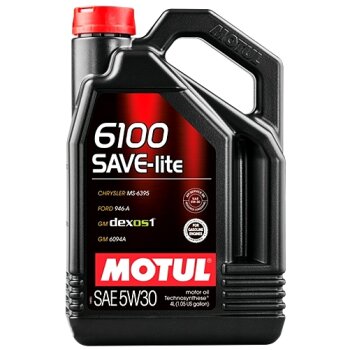 Масло моторное MOTUL 6100 Save-lite 5W30 SN/GF-5 полусинтетика