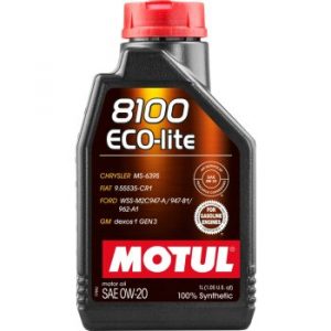 Масло моторное MOTUL 8100 Eco-lite 0W20 SP/GF-6A синтетика
