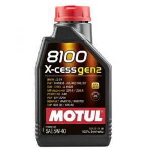 Масло моторное MOTUL 8100 X-cess 5W40 SN/CF синтетика