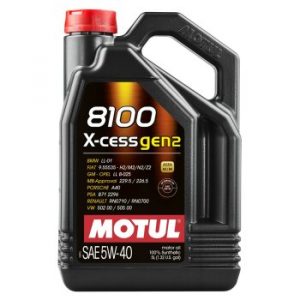 Масло моторное MOTUL 8100 X-cess 5W40 SN/CF синтетика