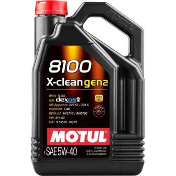 Масло моторное MOTUL 8100 X-clean 5W40 C3 синтетика