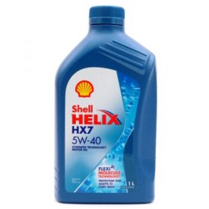 Масло моторное SHELL Helix HX7 5W40 SN/SP, A3/B4 полусинтетика