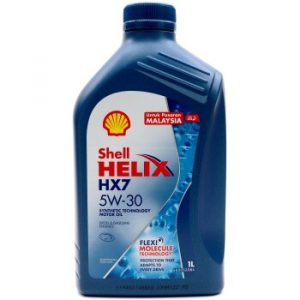 Масло моторное SHELL Helix HX7 X 5W30 SN, A3/B4 полусинтетика